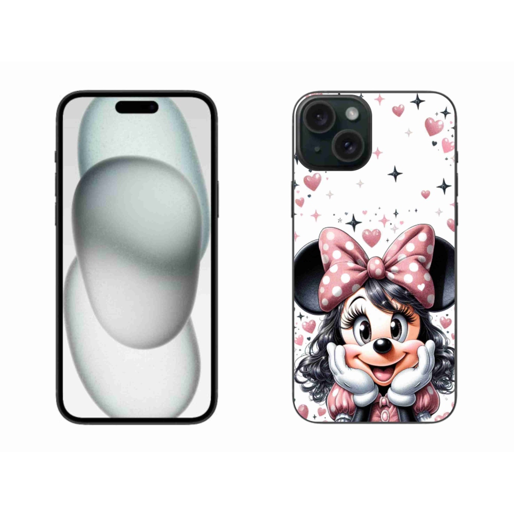 Zselés borítás mmCase iPhone 15 Plus készülékhez - minnie
