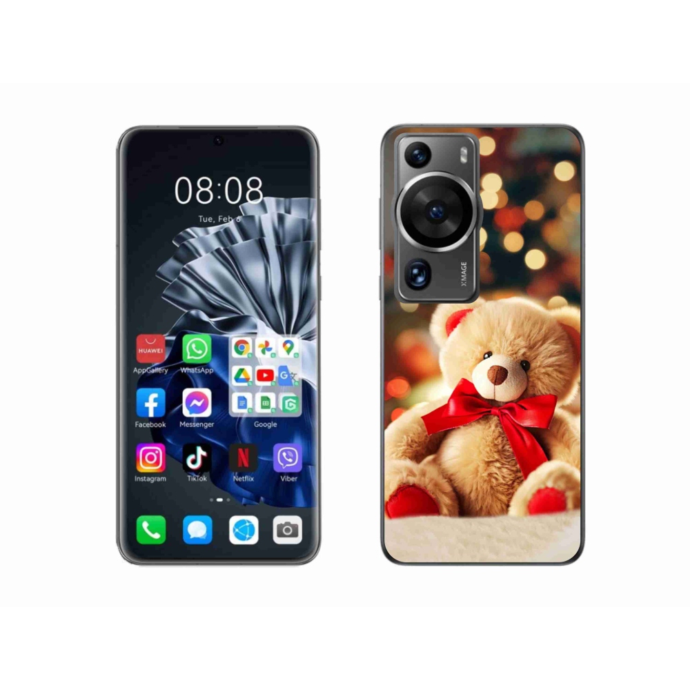 Gél borítás mmCase a Huawei P60 Pro-hoz - mackómackó