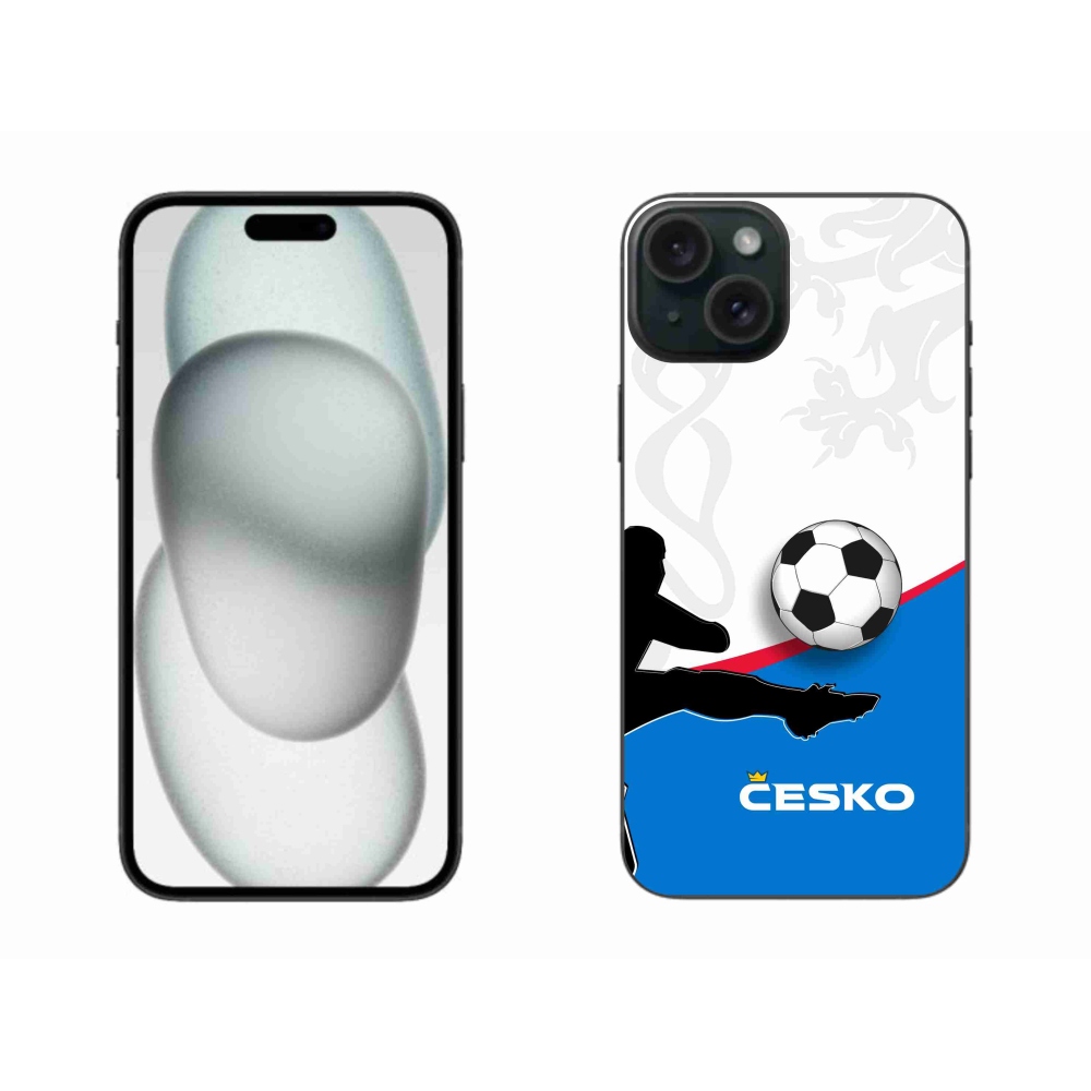 Zselés borítás mmCase iPhone 15 Plus készülékhez - futball Csehország 3
