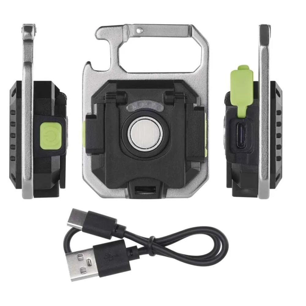 Újratölthető mini LED-es zseblámpa - függőlámpa, 750 lm