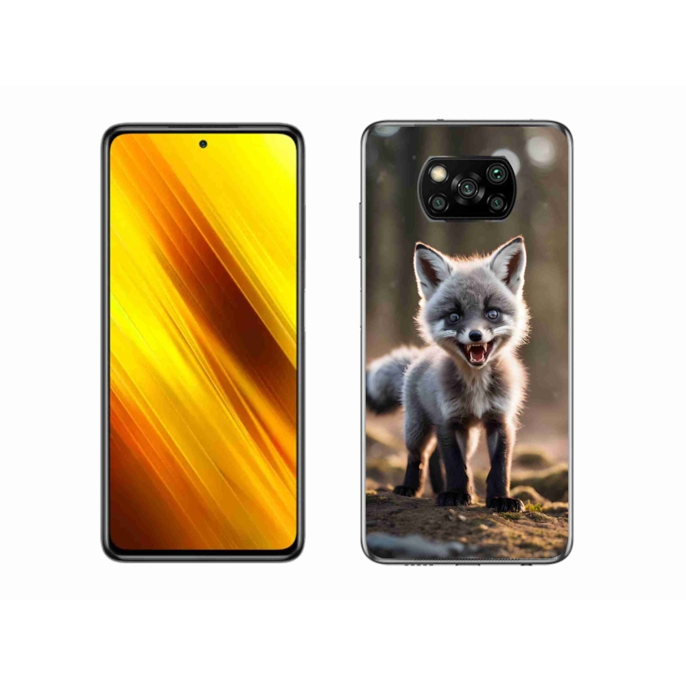 Gél borítás mmCase a Xiaomi Poco X3 Pro számára - angry fox