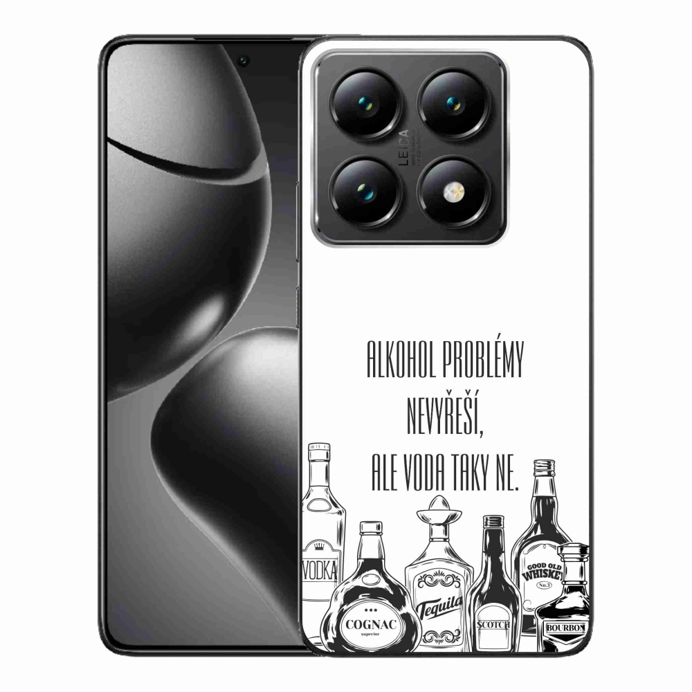 Gél borító mmCase a Xiaomi 14T Pro számára - vicces szöveg fehér háttérrel