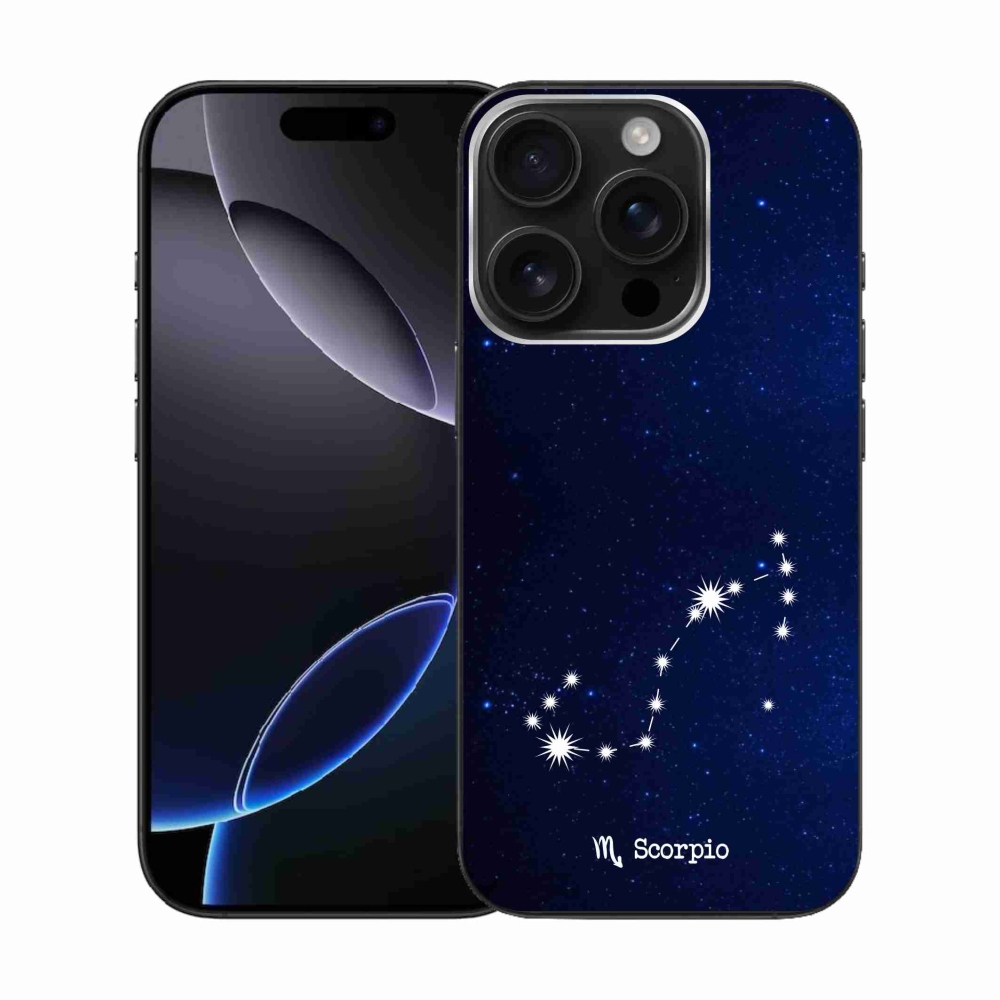 Gél borítás mmCase iPhone 16 Pro készülékhez - Skorpió csillagkép