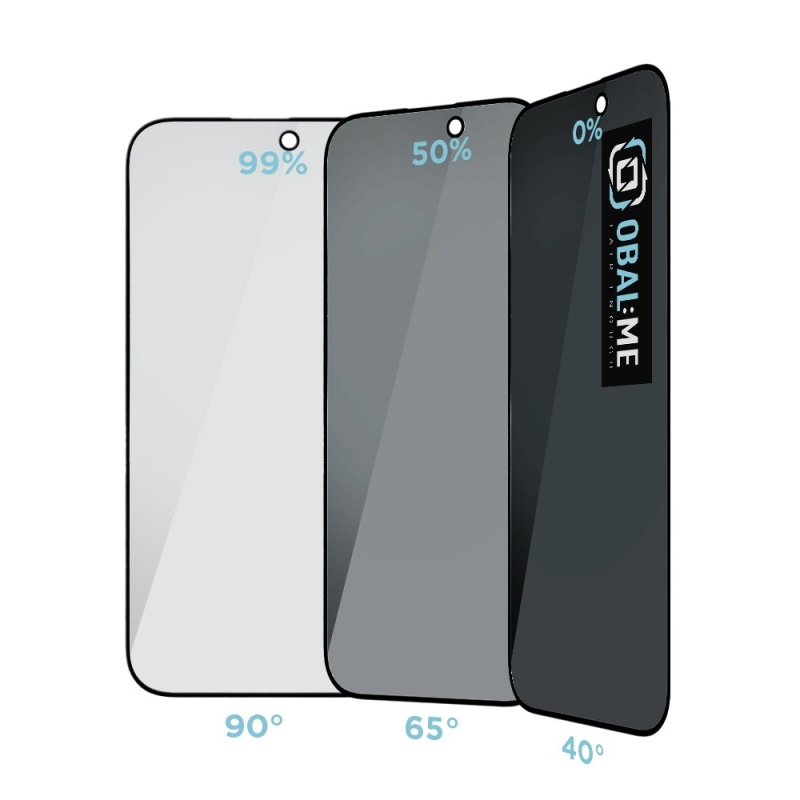 CSOMAG:ME Privacy 5D edzett üveg Apple iPhone 16 Pro Fekete