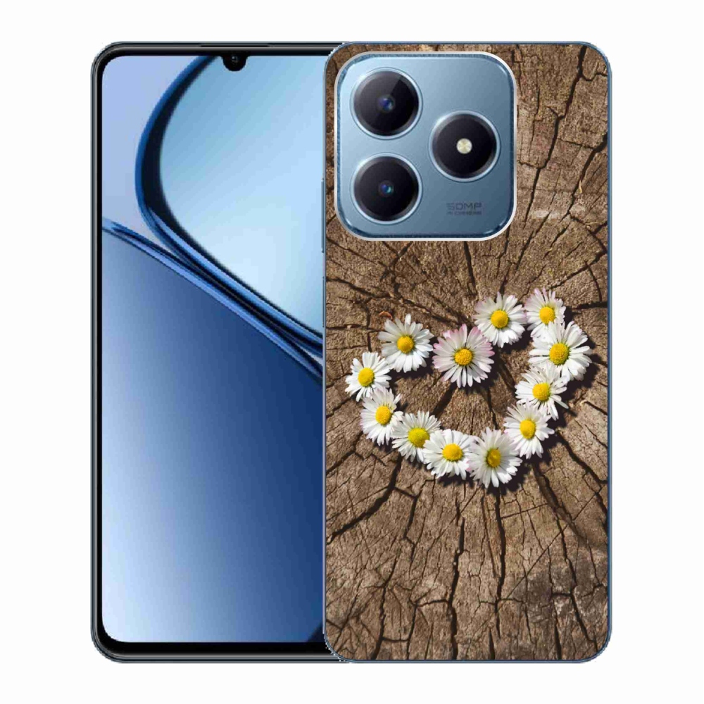 Zselés borítás mmCase a Realme C63 készülékhez - Százszorszép szív