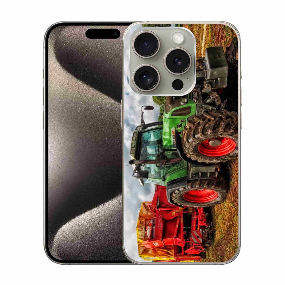 Zselés borítás mmCase iPhone 15 Pro készülékhez - traktor 4