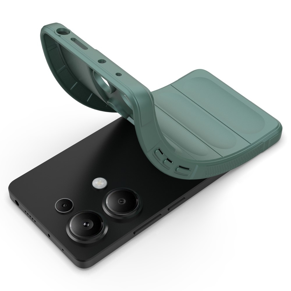 Rugg tartós zselés tok Xiaomi Redmi Note 13 Pro 4G/Poco M6 Pro - zöld