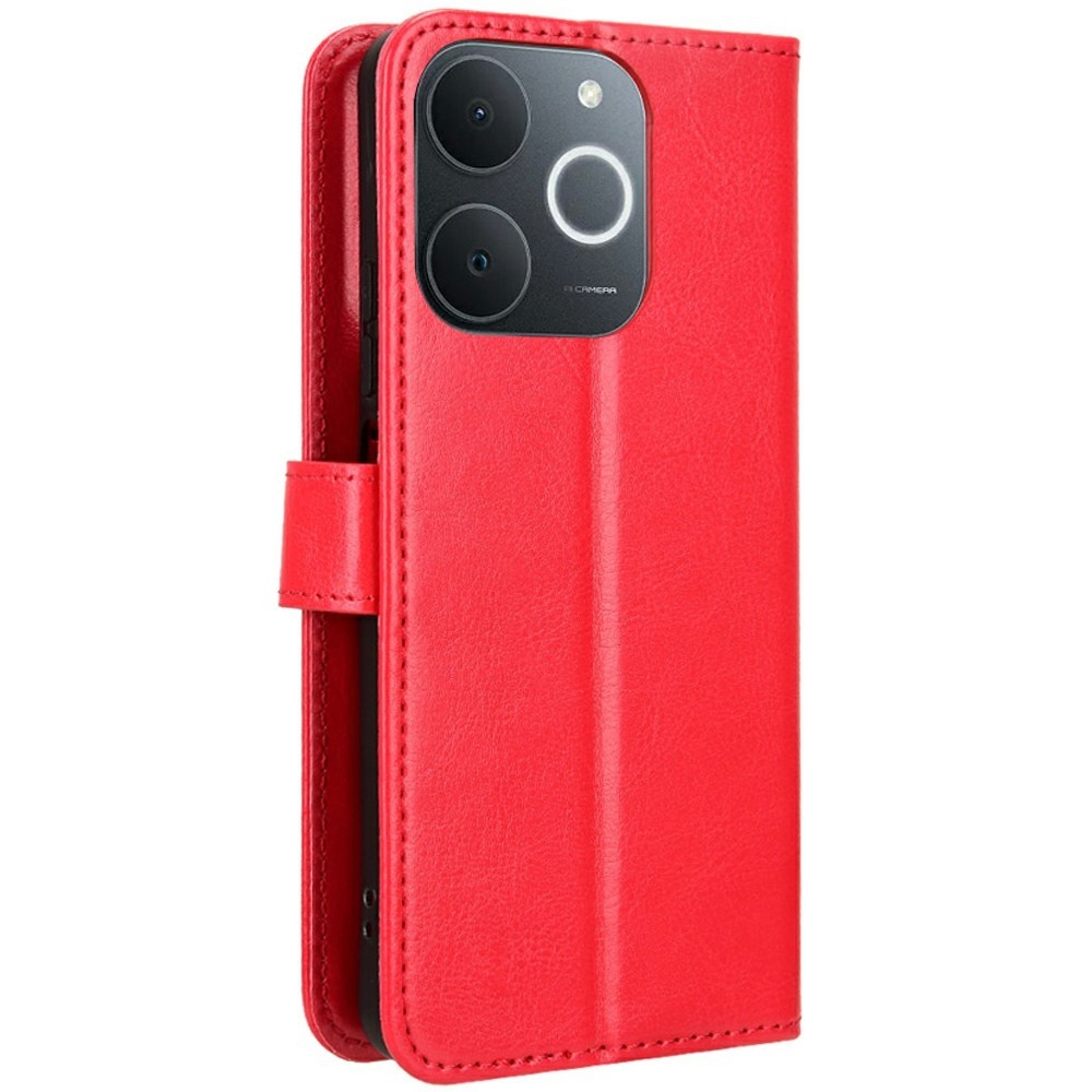 Őrült könyvtáska Realme Note 70T-hez - piros