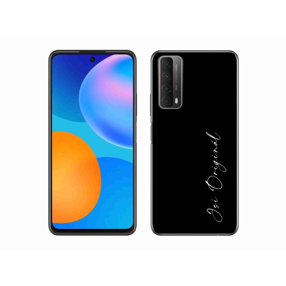 Gél borító mmCase a Huawei P Smart (2021) - te vagy az eredeti fekete háttérrel