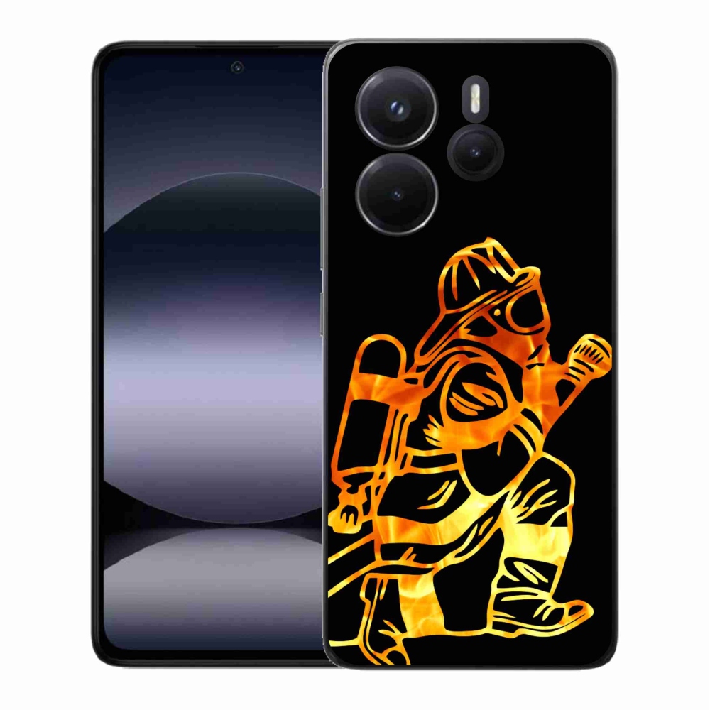 Gél borítás mmCase a Xiaomi Redmi Note 14-hez - tűzoltó 1