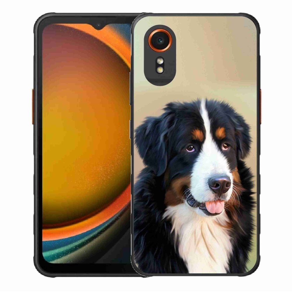 Gél tok mmCase Samsung Galaxy Xcover 7 készülékhez - Berni hegyi kutya