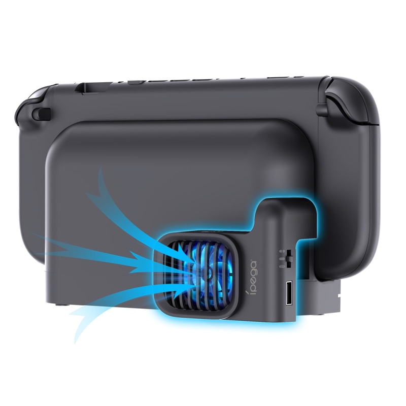 iPega SW2206 Kiegészítő hűtés Nintendo Switch 2 töltőállomáshoz Fekete