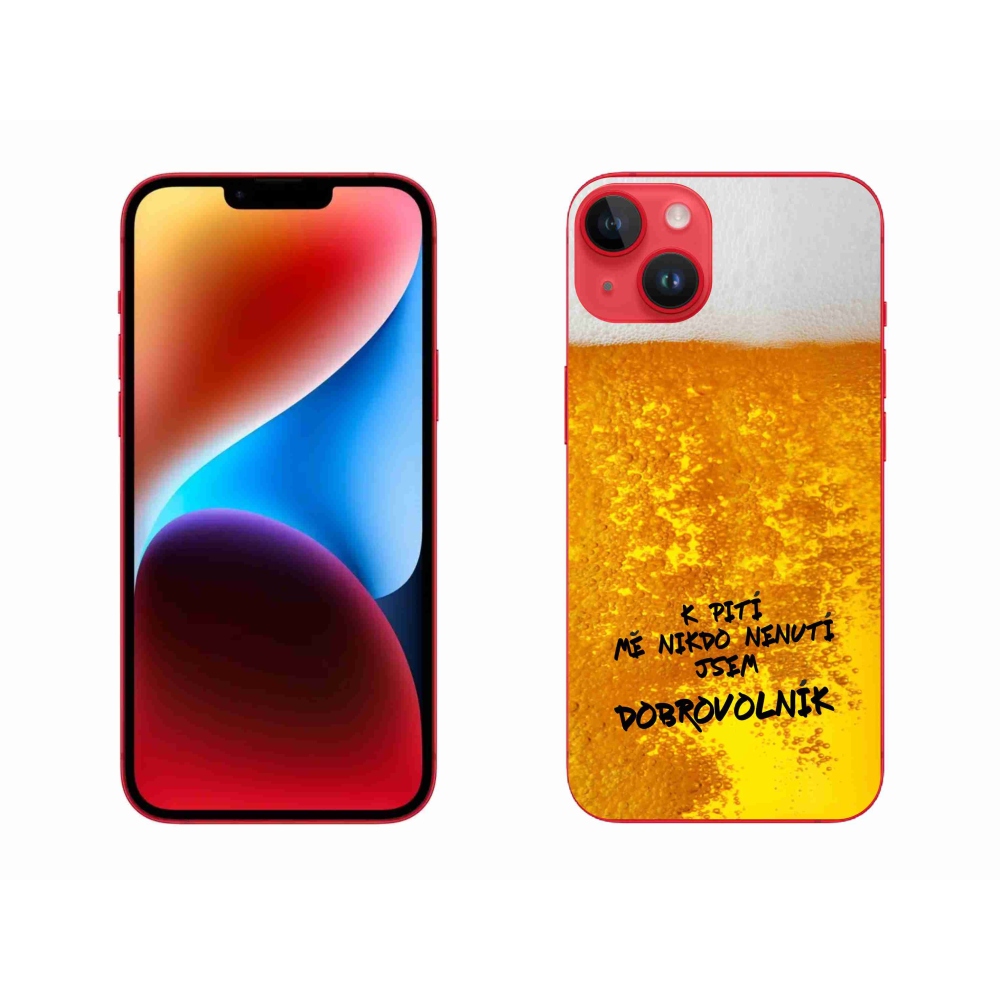 Gél borítás mmCase iPhone 14 Plus készülékhez - sör motívum 4