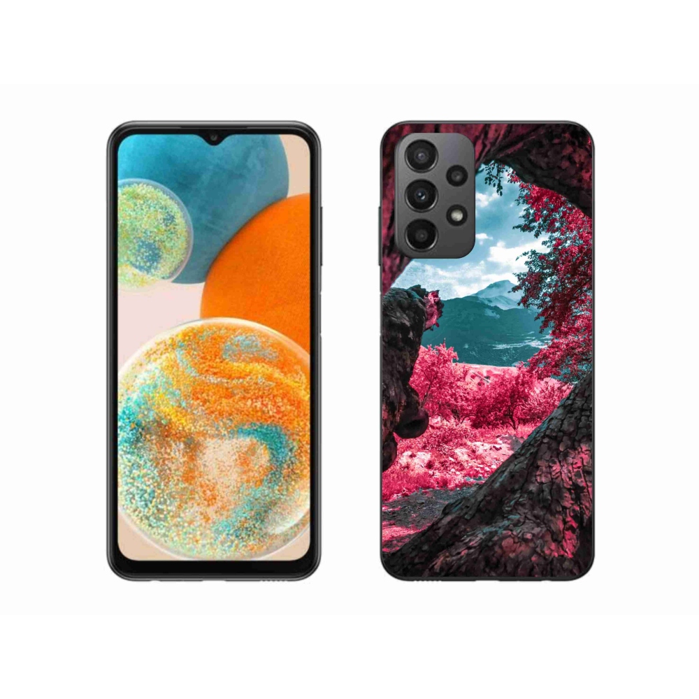 Gél borítás mmCase Samsung Galaxy A23 4G/5G - hegyi kilátás