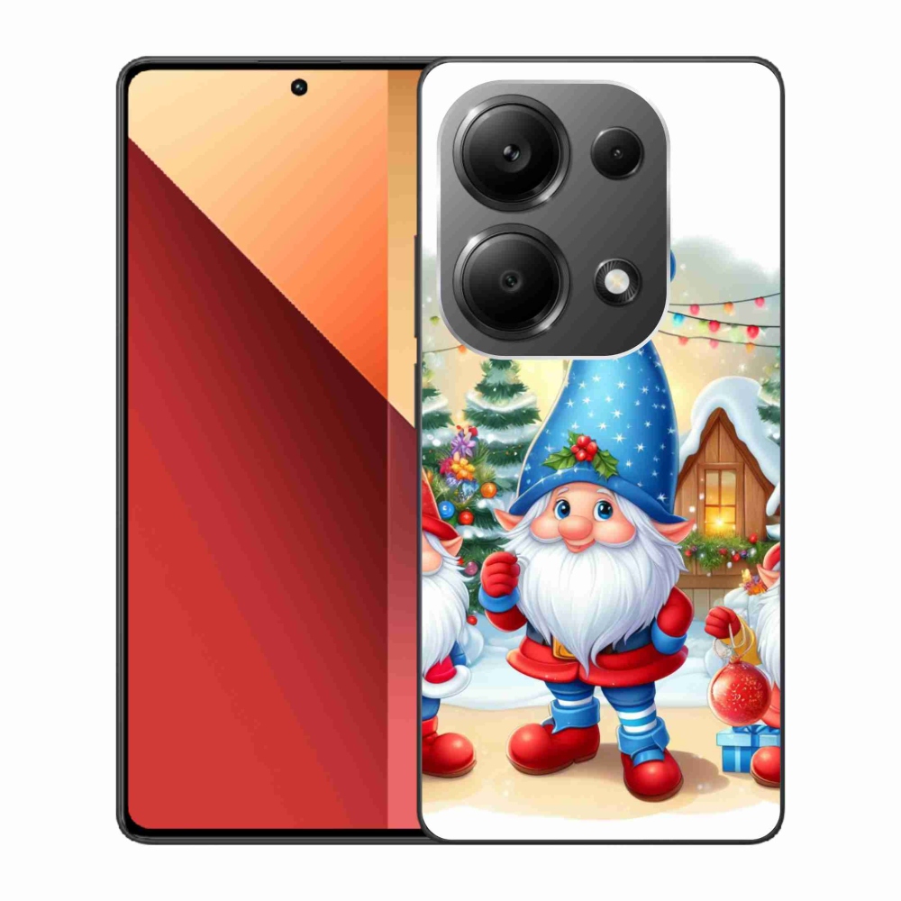 Gél borítás mmCase a Xiaomi Redmi Note 13 Pro 4G/Poco M6 Pro - karácsonyi manókhoz