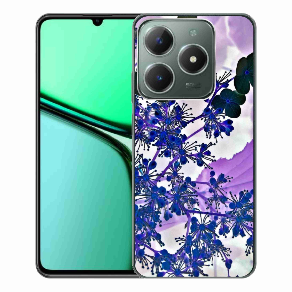 Gél borító mmCase a Realme C61 készülékhez - hortenzia virág