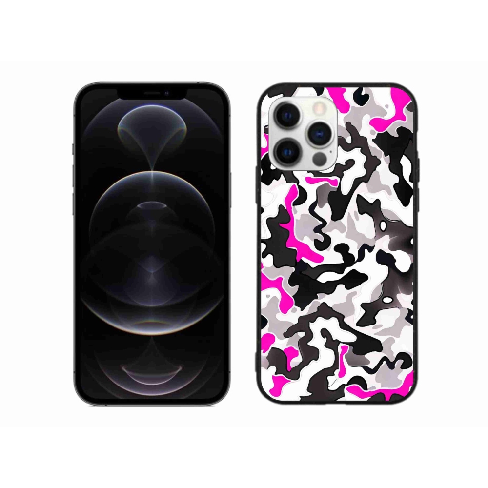 Zselés borítás mmCase iPhone 12 Pro Max készülékhez - terepszínű minta 5