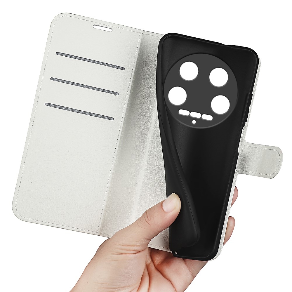 Litchi könyv tok a Xiaomi 14 Ultra-hoz - fehér