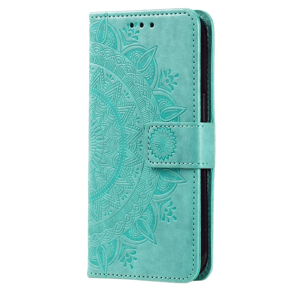 Mandala könyvtáska Honor Magic 7 Lite 5G készülékhez - teal színű