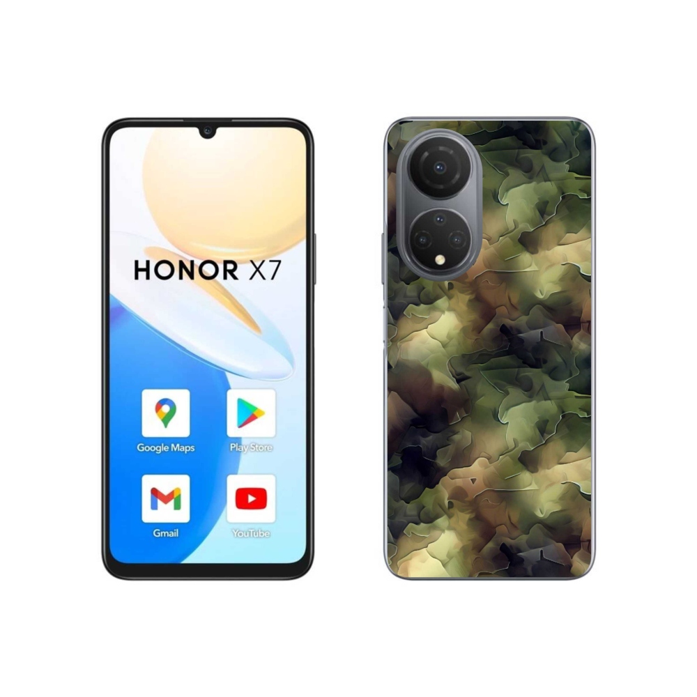 Zselés borítás mmCase a Honor X7-hez - álcázó minta 10
