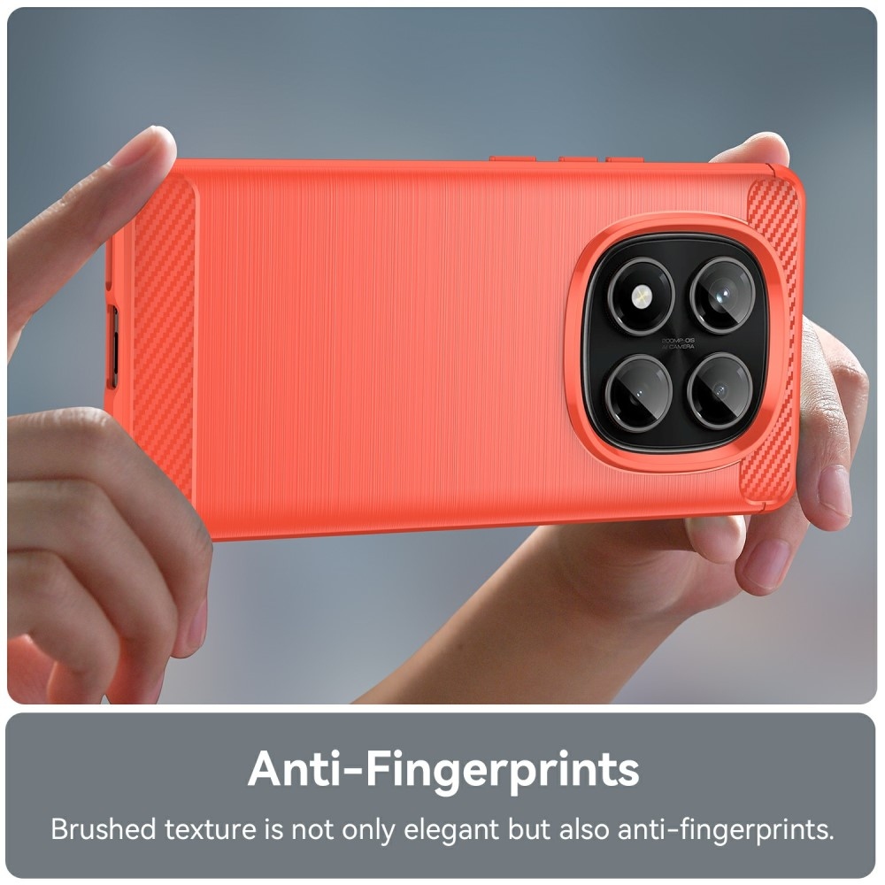 Szénálló zselés tok Xiaomi Redmi Note 14 Pro - piros