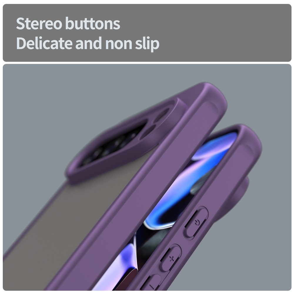 Zselés tok kemény hátlappal a Google Pixel 10 Pro XL számára - lila