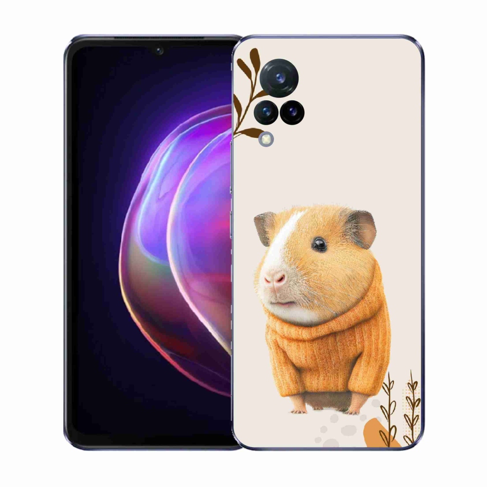 Gél borítás mmCase a Vivo V21 4G/5G készülékhez - tengerimalac pulóverben