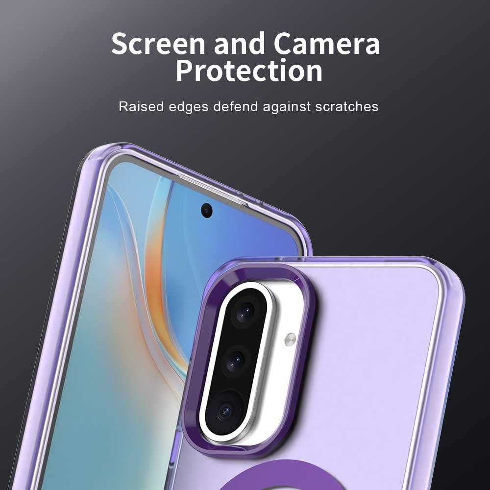 Candy zselés tok MagSafe-val a Samsung Galaxy A36 5G/A56 5G készülékhez - lila