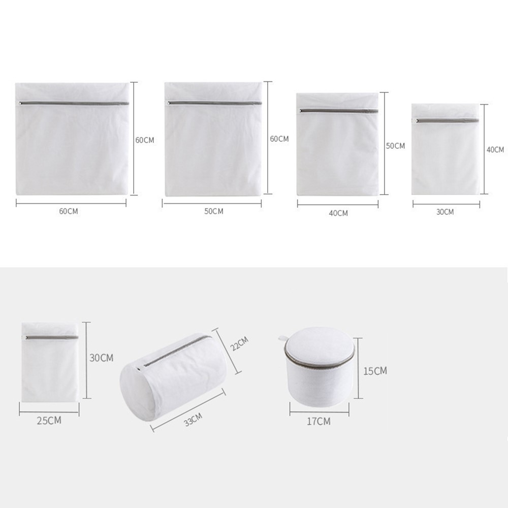 7 darabos hálós mosózsák készlet a ruhák védelmére