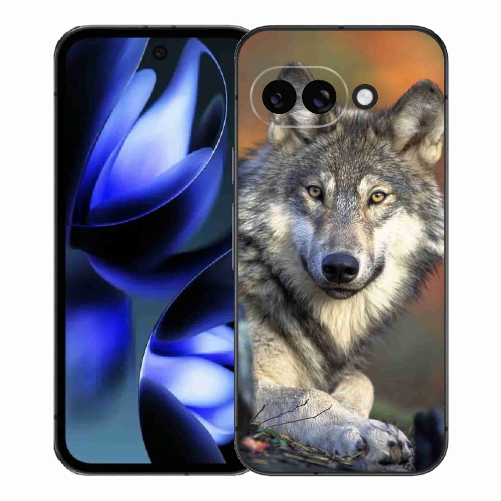 Zselés borítás mmCase a Google Pixel 9a készülékhez - farkas