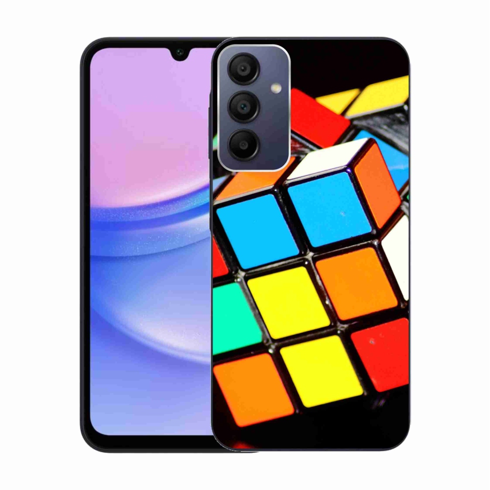 Gél tok mmCase a Samsung Galaxy A15 4G/5G készülékhez - Rubik-kocka