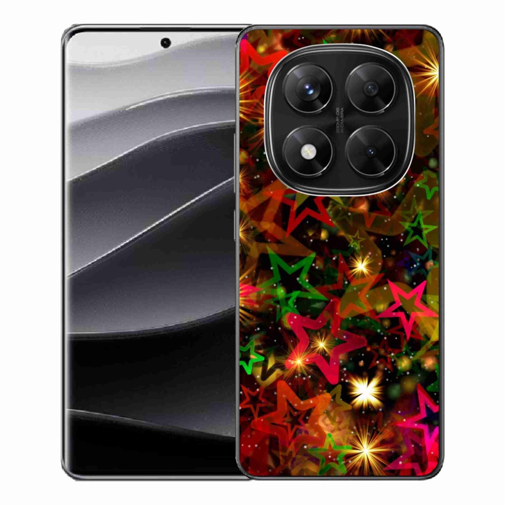 Gél borítás mmCase a Xiaomi Redmi Note 14 Pro 5G/Poco X7 5G számára - színes csillagok