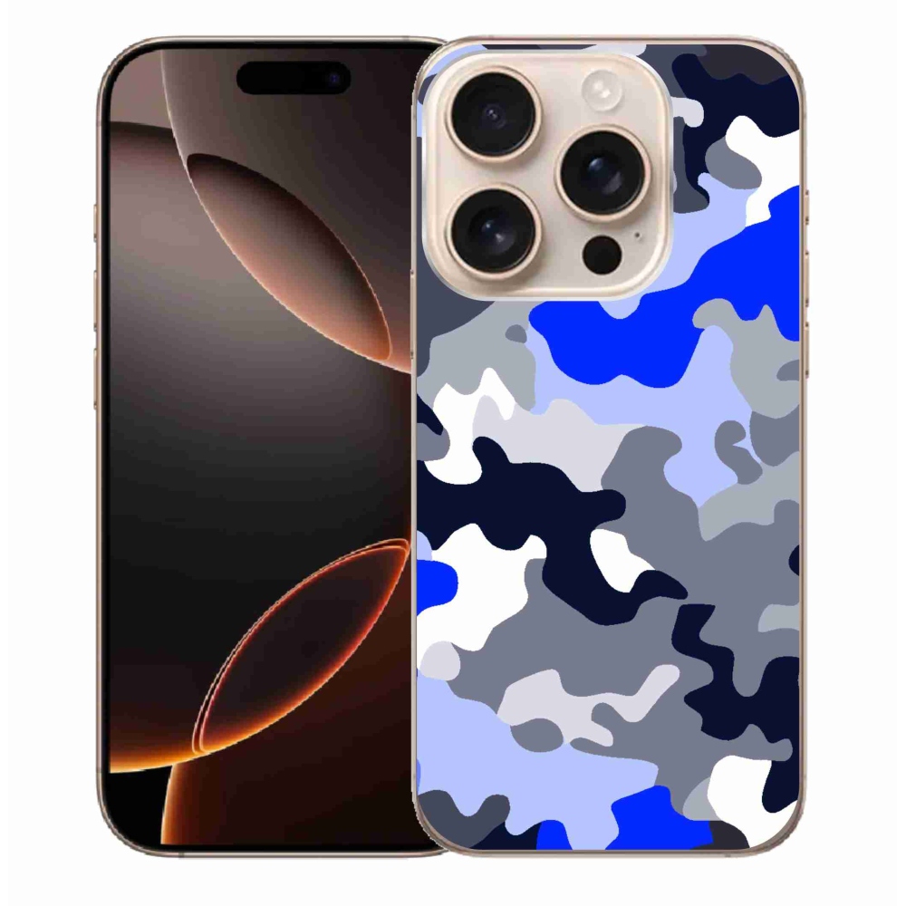 Zselés borítás mmCase iPhone 16 Pro Max készülékhez - terepszínű minta 8