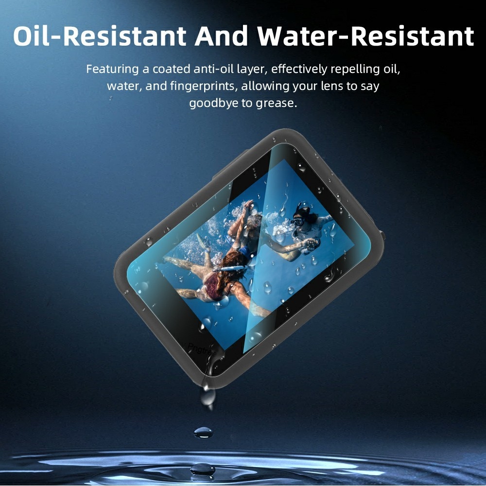 BRDRC 2× edzett üveg GoPro Hero 13 kijelzőhöz és lencséhez