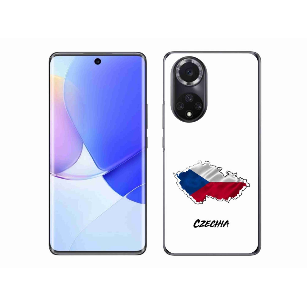 Zselés borító mmCase a Honor 50 készülékhez - Csehország fehér háttér