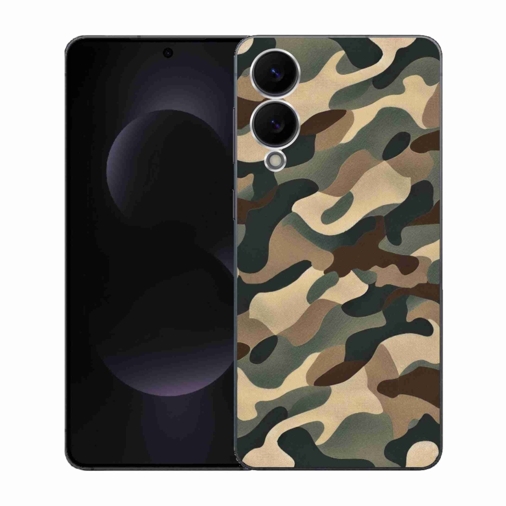 Zselés borítás mmCase Samsung Galaxy S25 Edge készülékhez - terepszínű minta 11