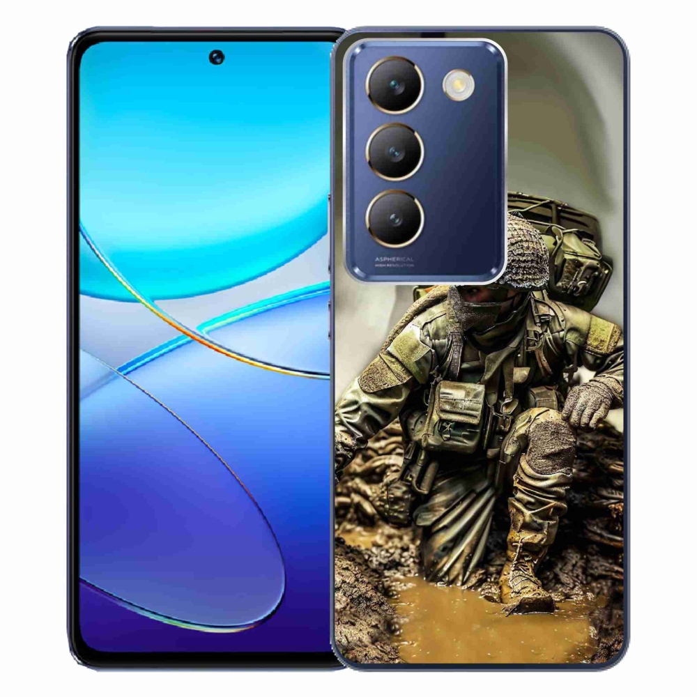 Gél borítás mmCase a Vivo V40 SE 4G/5G készülékhez - katona