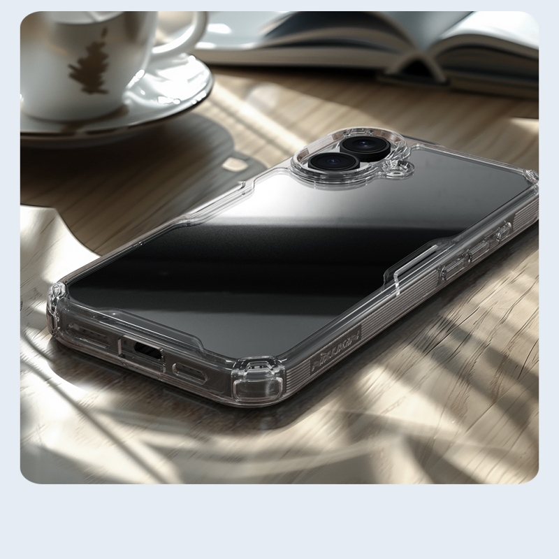 Nillkin Nature TPU PRO borító Apple iPhone 16-hoz Átlátszó