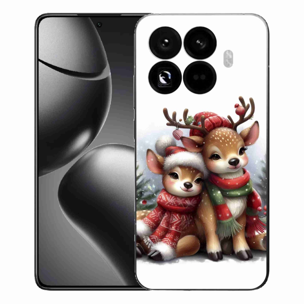 Gél borítás mmCase a Xiaomi 15T Pro számára - karácsonyi rénszarvas