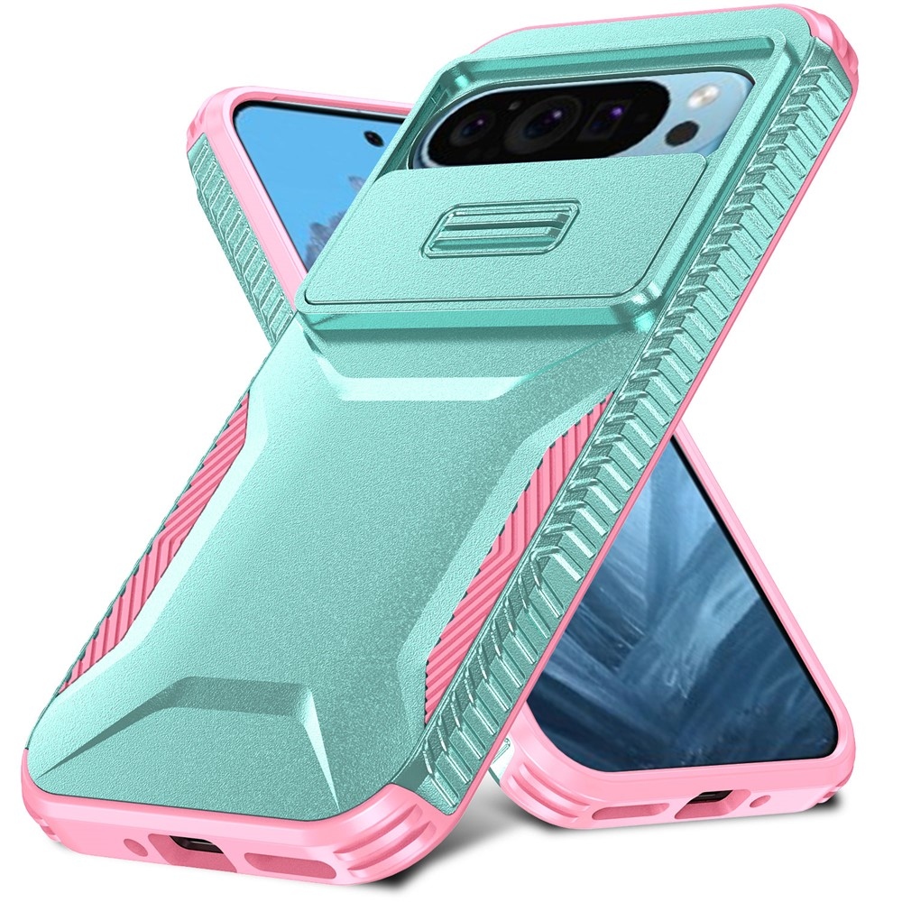 Fedél ellenálló borítás a Google Pixel 10 Pro-hoz - teal/pink
