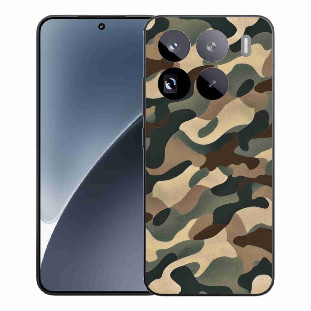 Gél borítás mmCase a Xiaomi 15 Pro számára - terepszínű minta 11