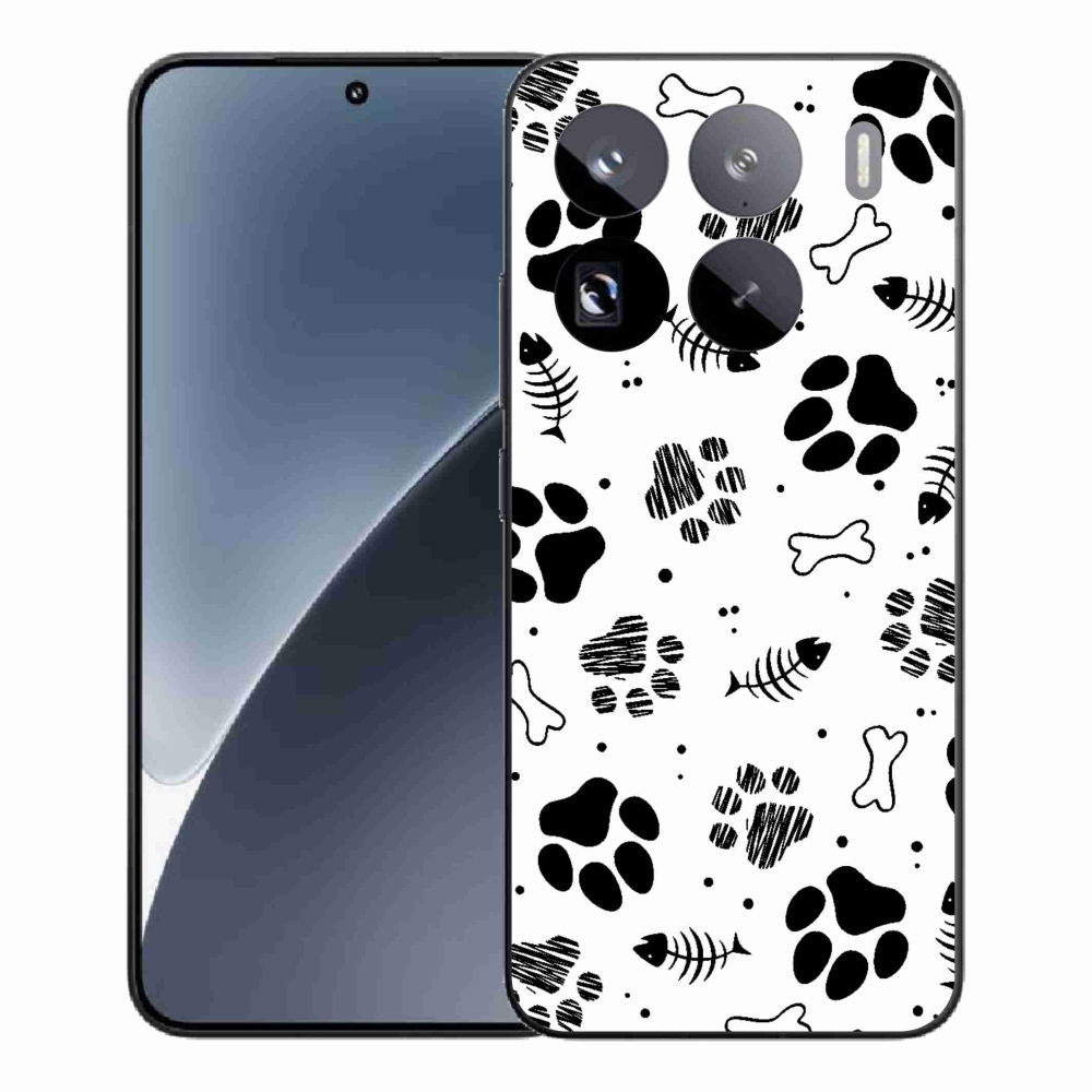 Gél borítás mmCase a Xiaomi 15 Pro-hoz - kutyamancsok 1