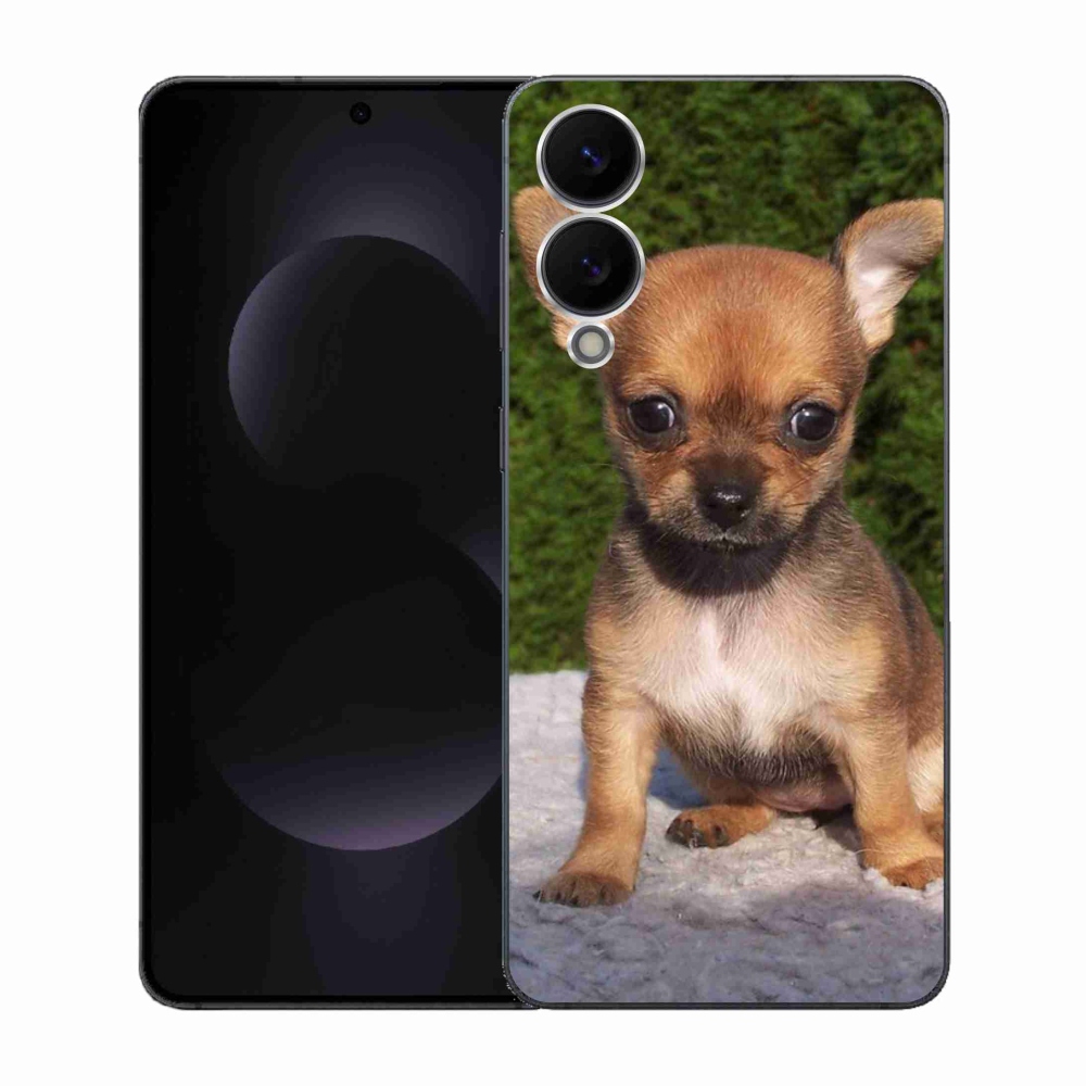 Gél borítás mmCase Samsung Galaxy S25 Edge készülékhez - chihuahua 3