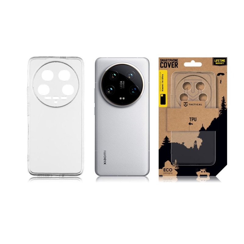 Taktikai TPU borító a Xiaomi 14 Ultra átlátszóhoz
