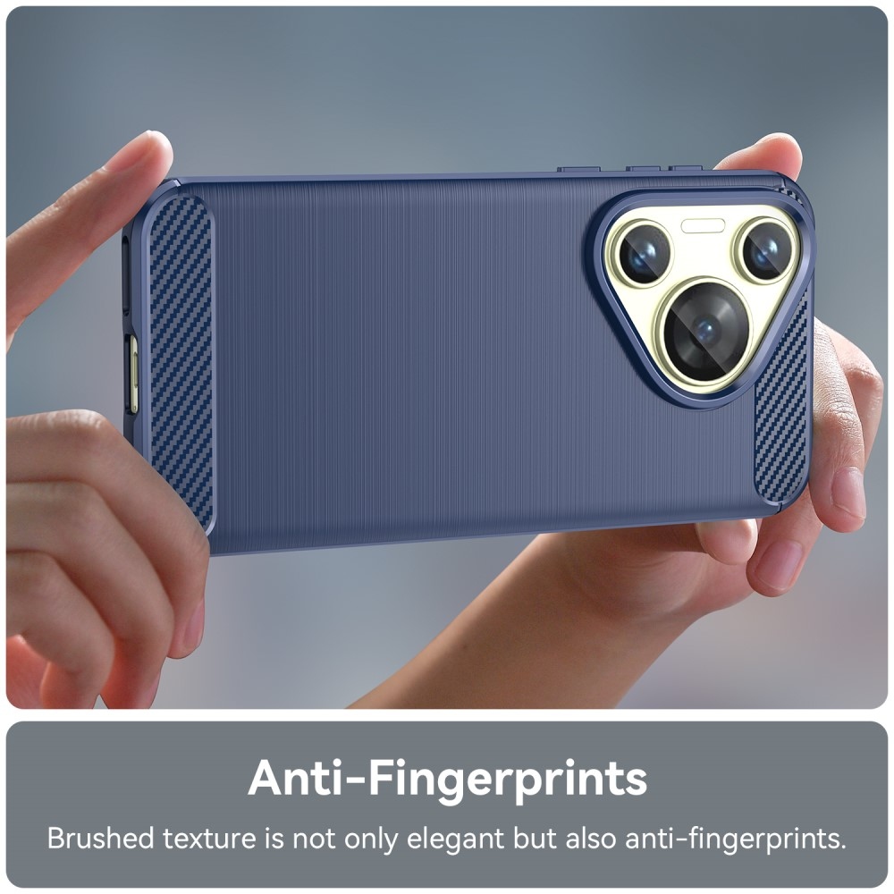 Szénálló zselés tok a Huawei Pura 70 készülékhez - kék