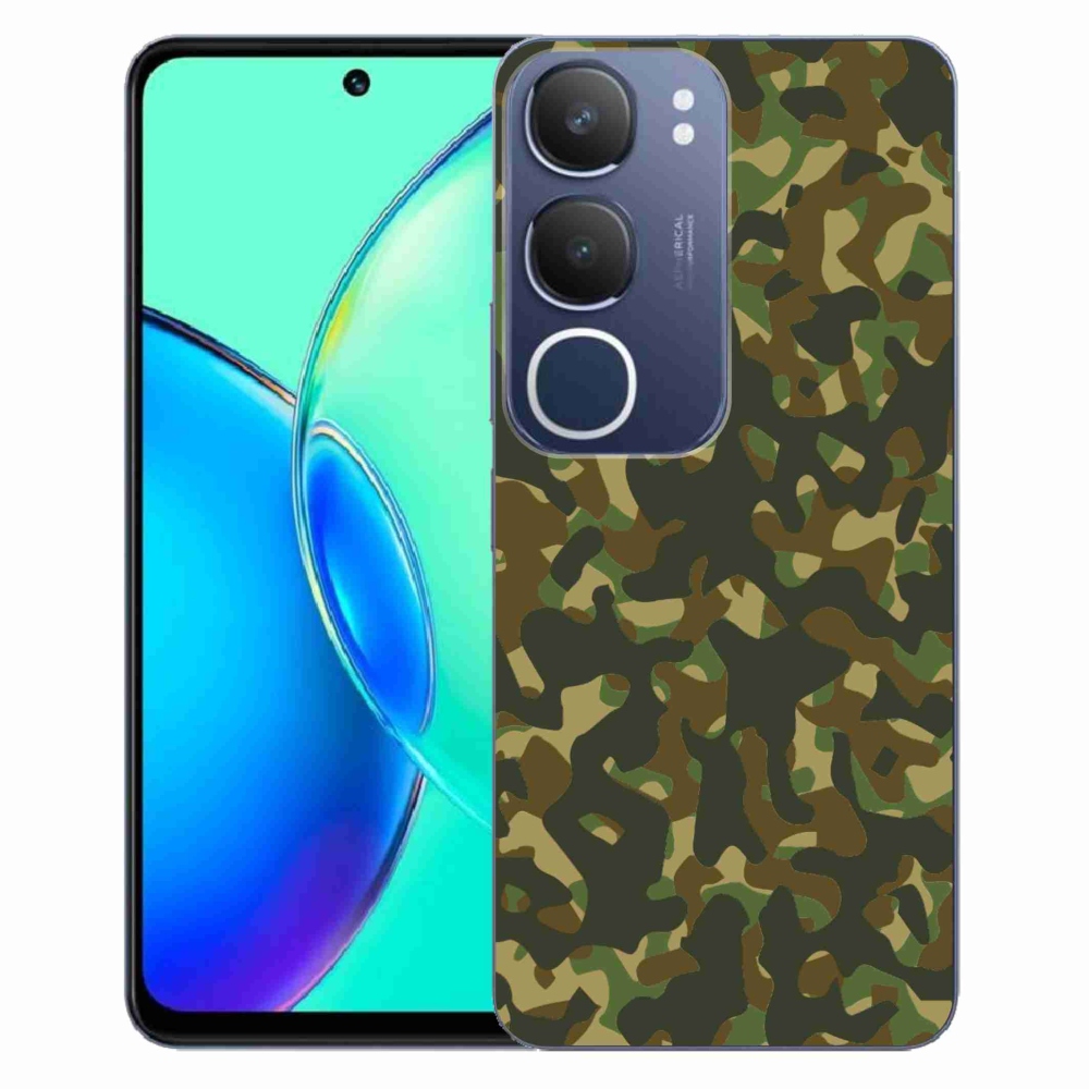 Gél védőburkolat mmCase a Vivo Y19s készülékhez - álcázó minta 1