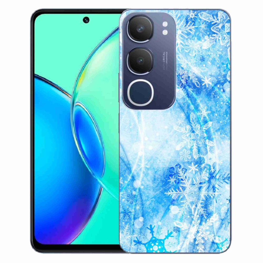 Gél borítás mmCase a Vivo Y19s készülékhez - hópelyhek