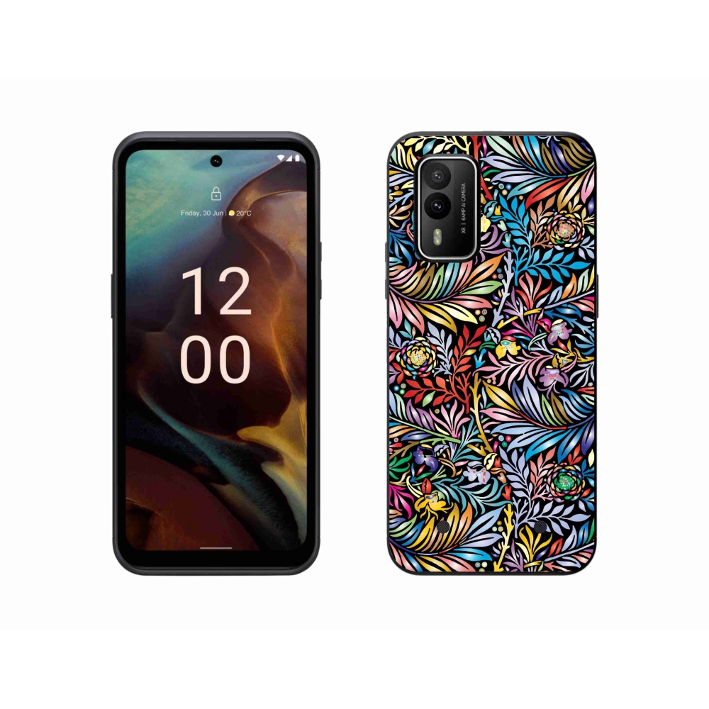 Zselés borítás mmCase a Nokia XR21 készülékhez - virágok 5