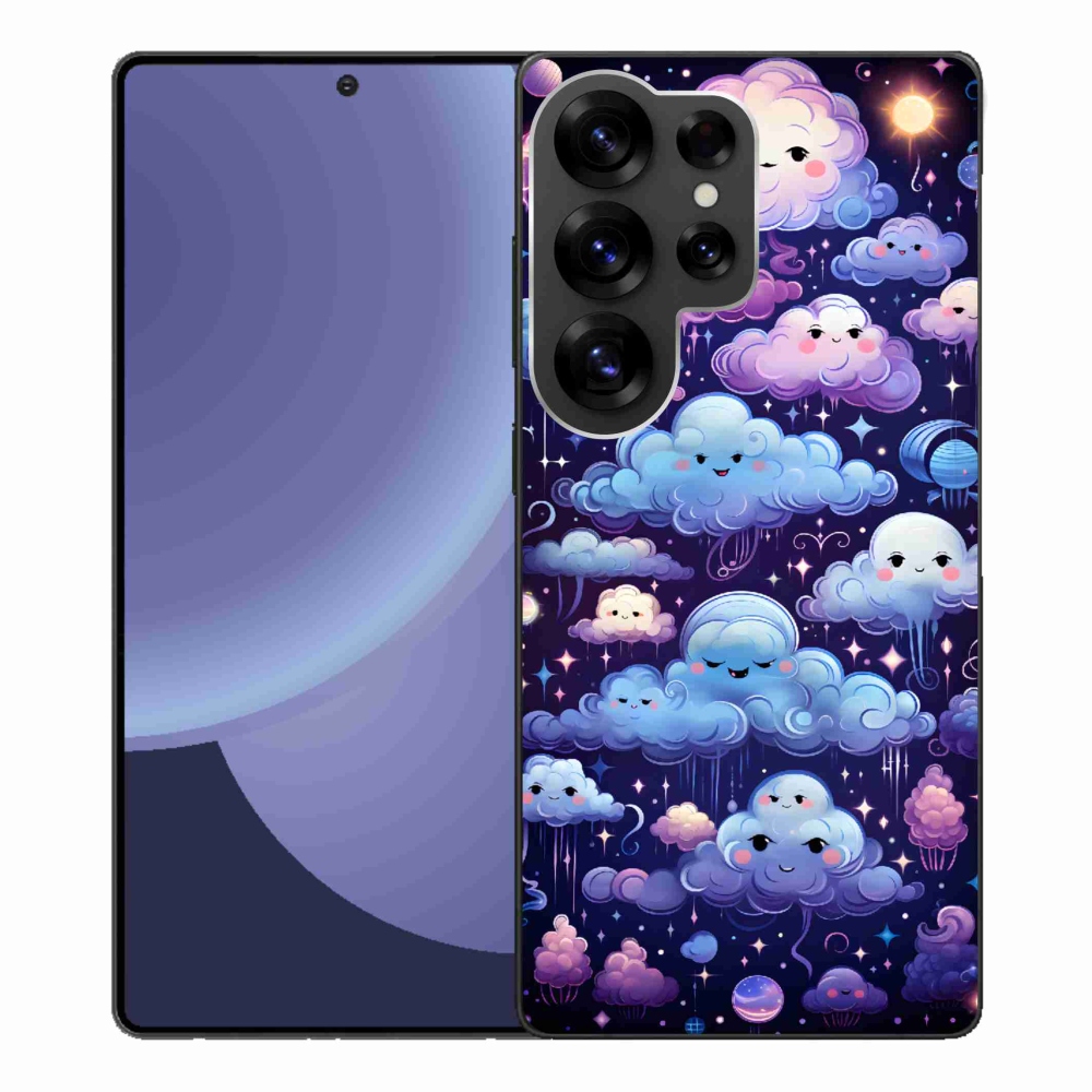 Gél borítás mmCase Samsung Galaxy S25 Ultra - felhők