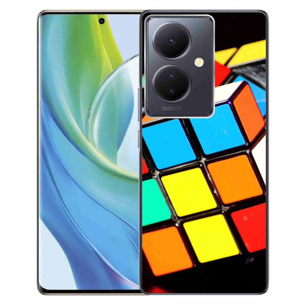 Gél tok mmCase a Vivo V29 Lite 5G számára - Rubik-kocka